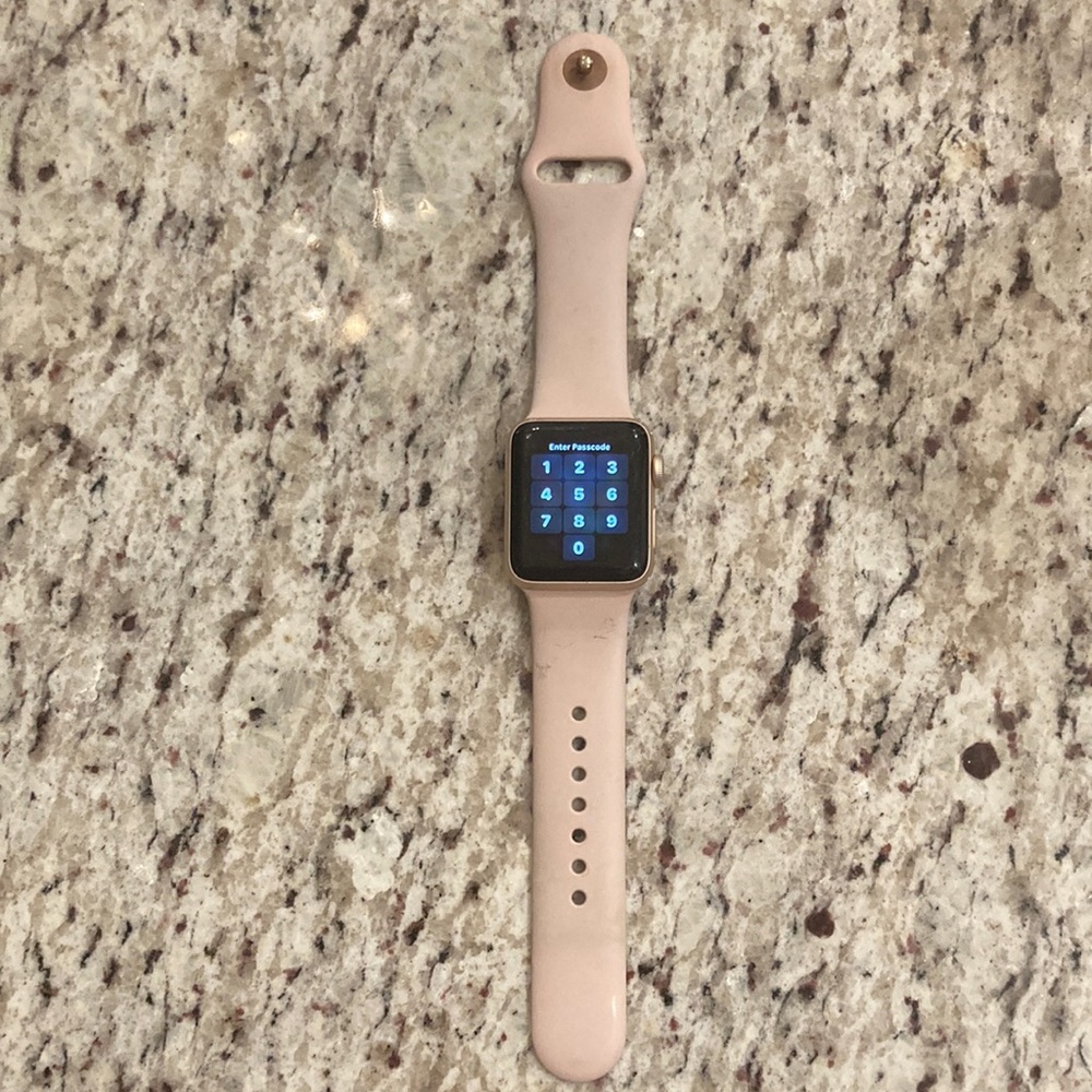 Rose gold series 3 Apple Watch